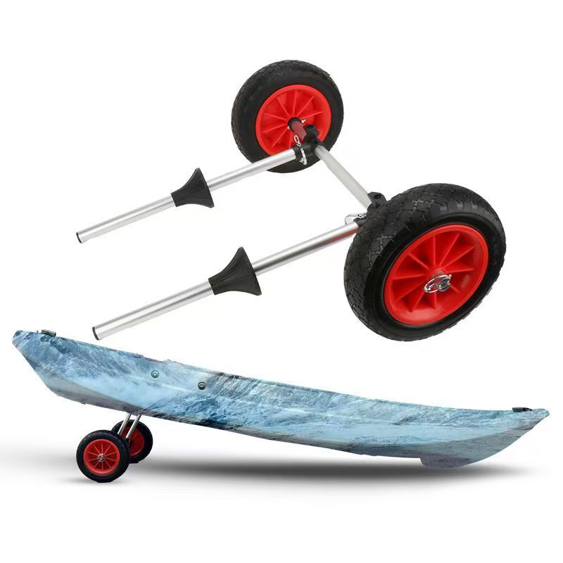 Fishing Kayak Cart - Portable Kayak Trolley Loading Capacity Foldable