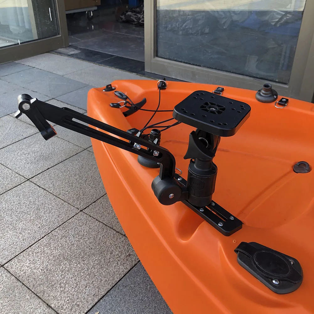 Fish Finder Base Bracket Trans - Fishing Kayak Fish Finder Mount 评论和价格