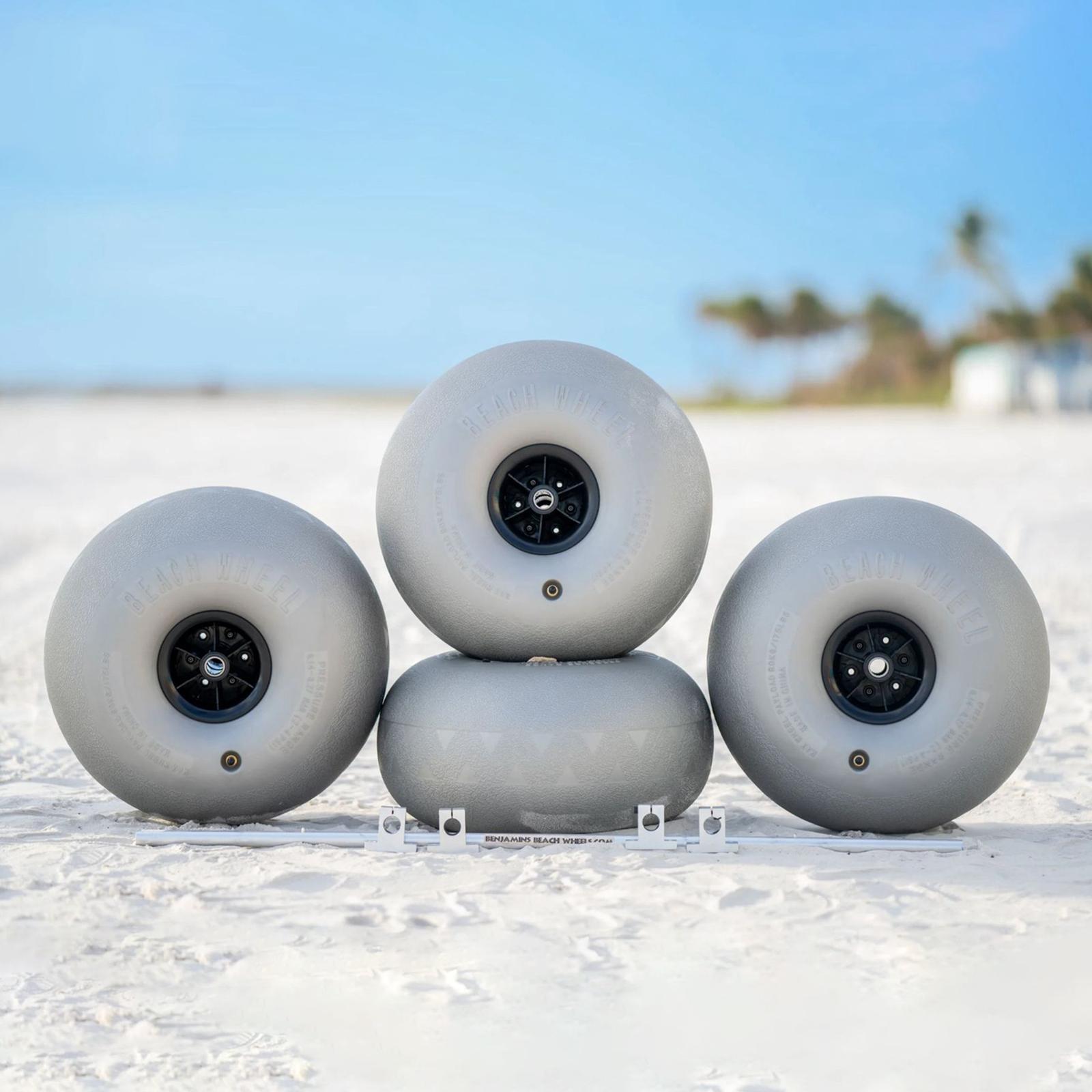 PVC Balloon Wheels for Dinghy  - Fishing Kayak Cart 评论和价格