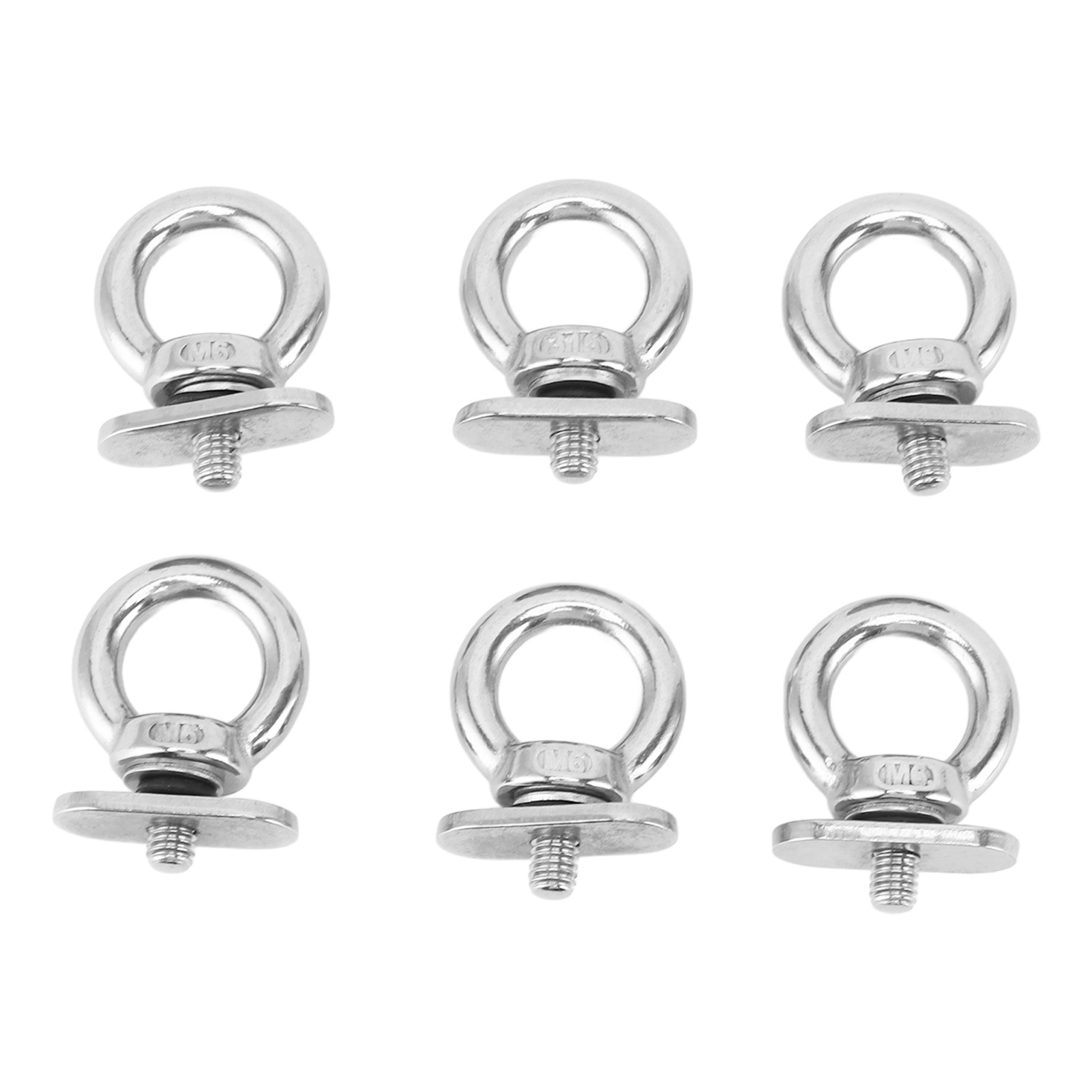 Track Mount Eyelets 6Pcs Stain - Fishing Kayak Anchor 评论和价格