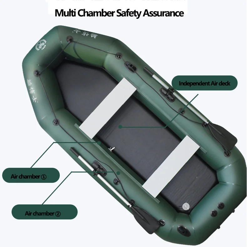 1.75~3.6m Green Fishing Kayak  - Fishing Kayak Sit On Top 评论和价格