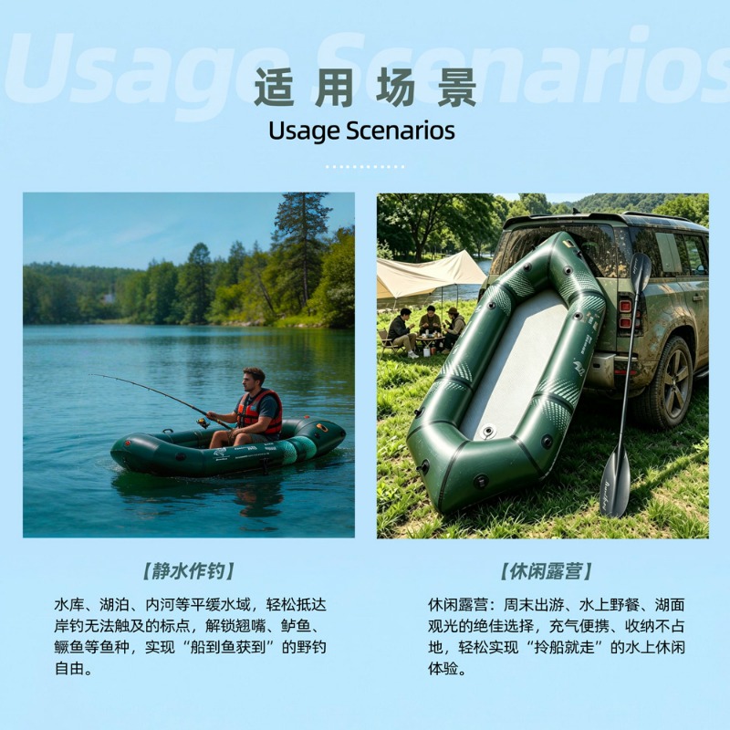 BLFst Fly Fishing Boat TPU Bac - Fishing Kayak Inflatable 评论和价格