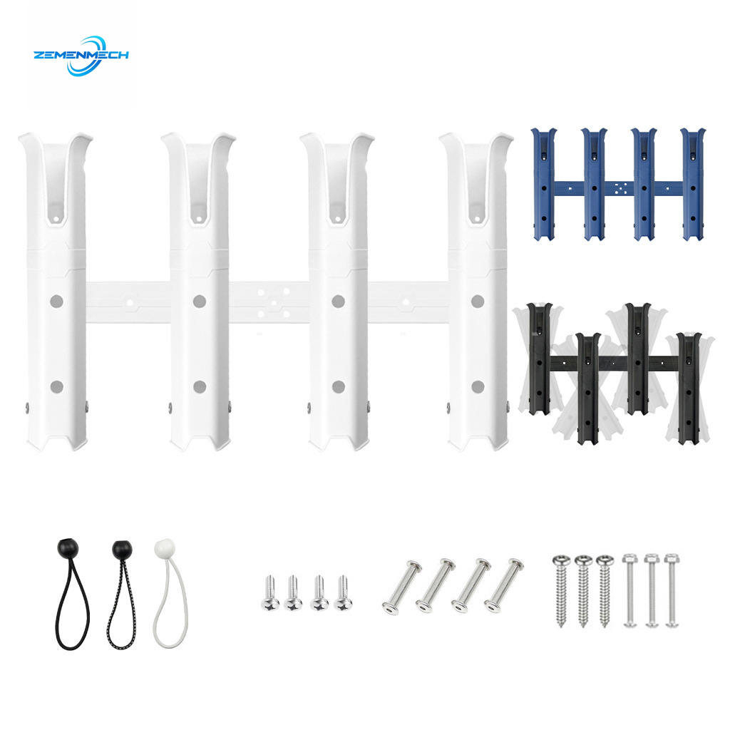 Adjustable Four Pole Plastic F - Fishing Kayak Rod Holder 评论和价格
