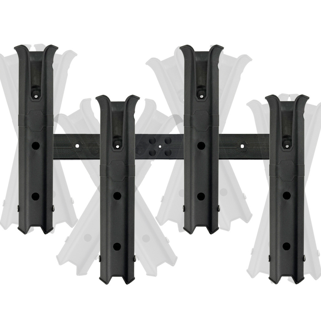Adjustable Four Pole Plastic F - Fishing Kayak Rod Holder 评论和价格