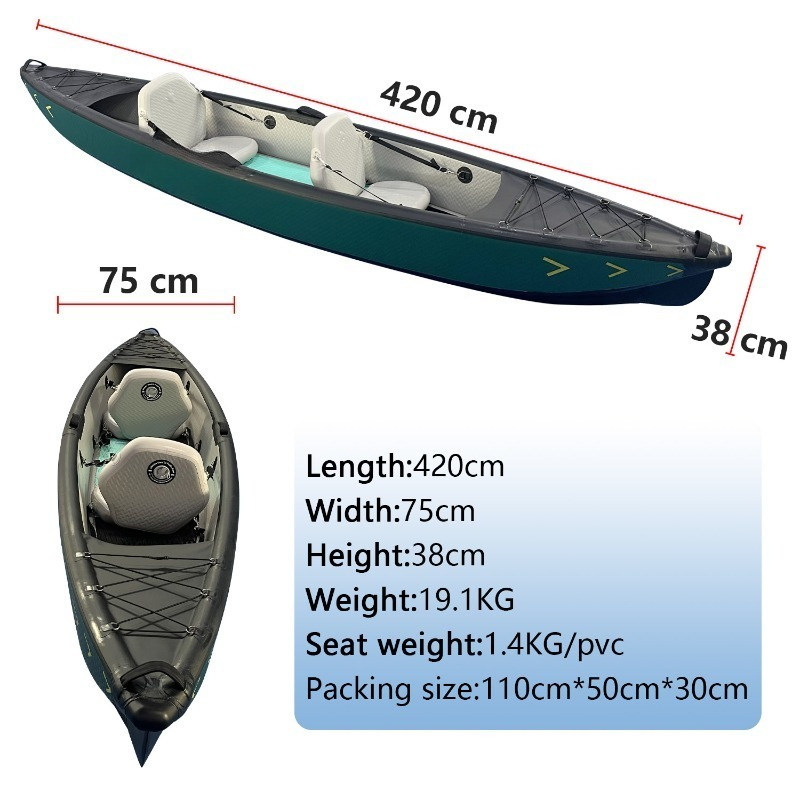 New Design 4.2m Portable Infla - Fishing Kayak Inflatable 评论和价格