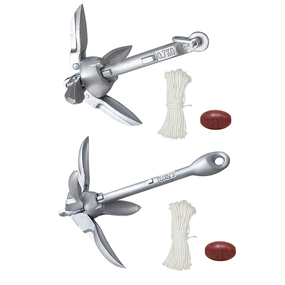 0.7/1.5KG Boat Anchor with 65f - Fishing Kayak Anchor 评论和价格