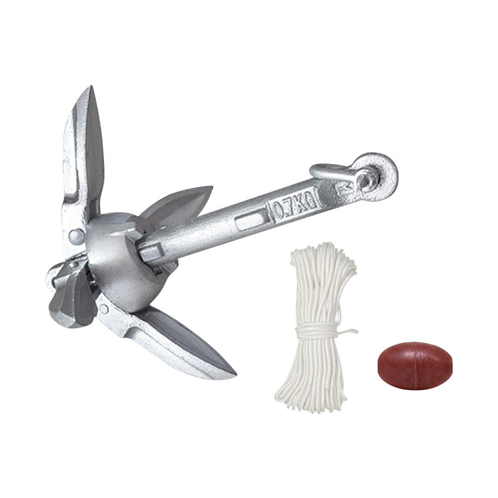 0.7/1.5KG Boat Anchor with 65f - Fishing Kayak Anchor 评论和价格
