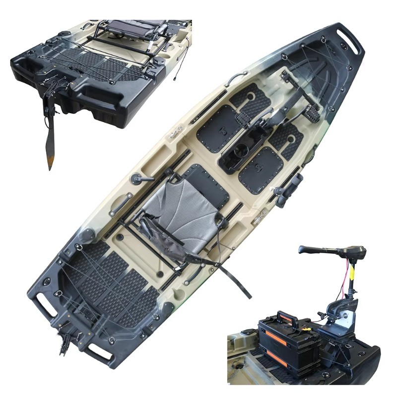 1 Person HDPE/PE Sit-On-Top CE - Fishing Kayak Sit In 评论和价格