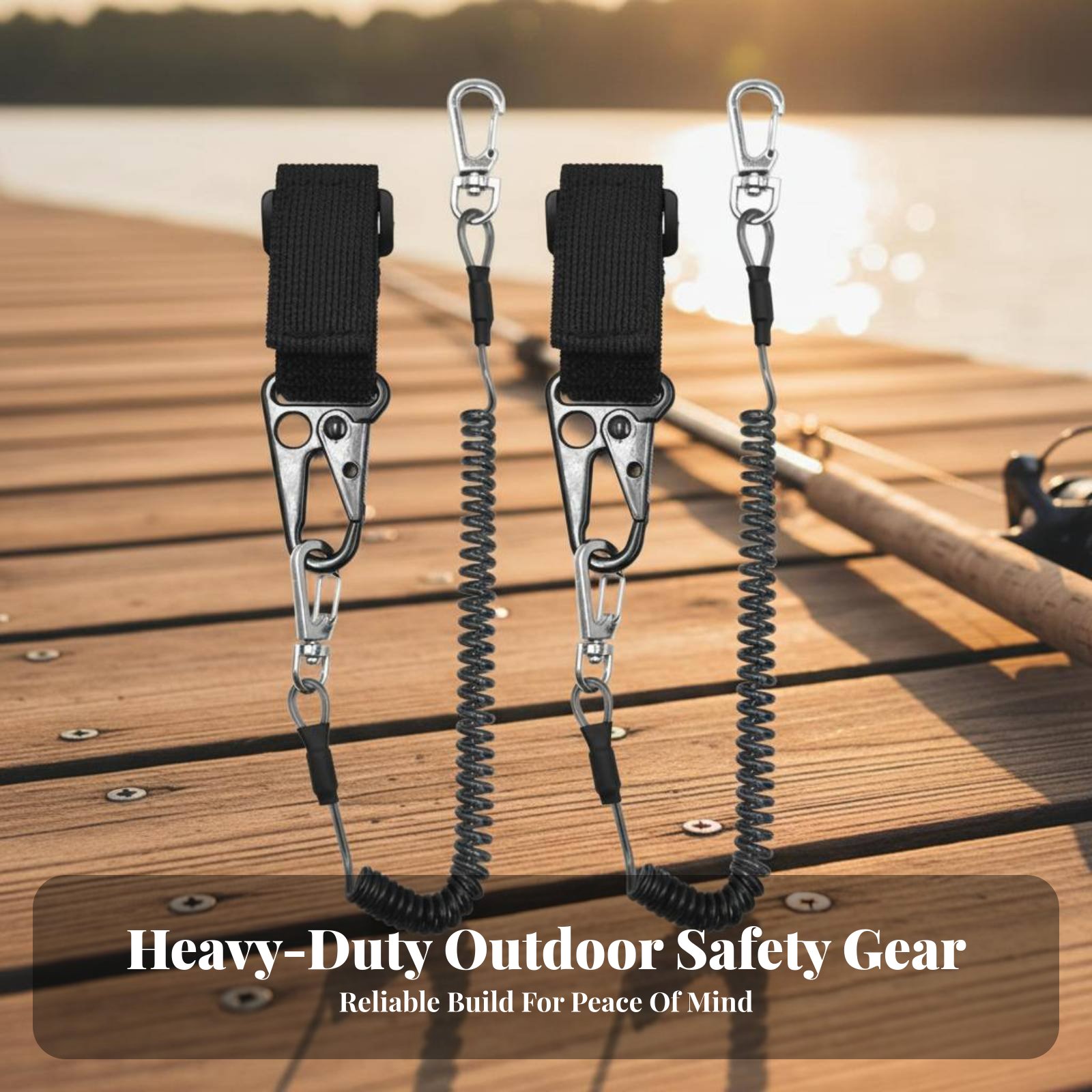 Retractable Rod Leash Adjustab - Fishing Kayak Paddle Leash 评论和价格