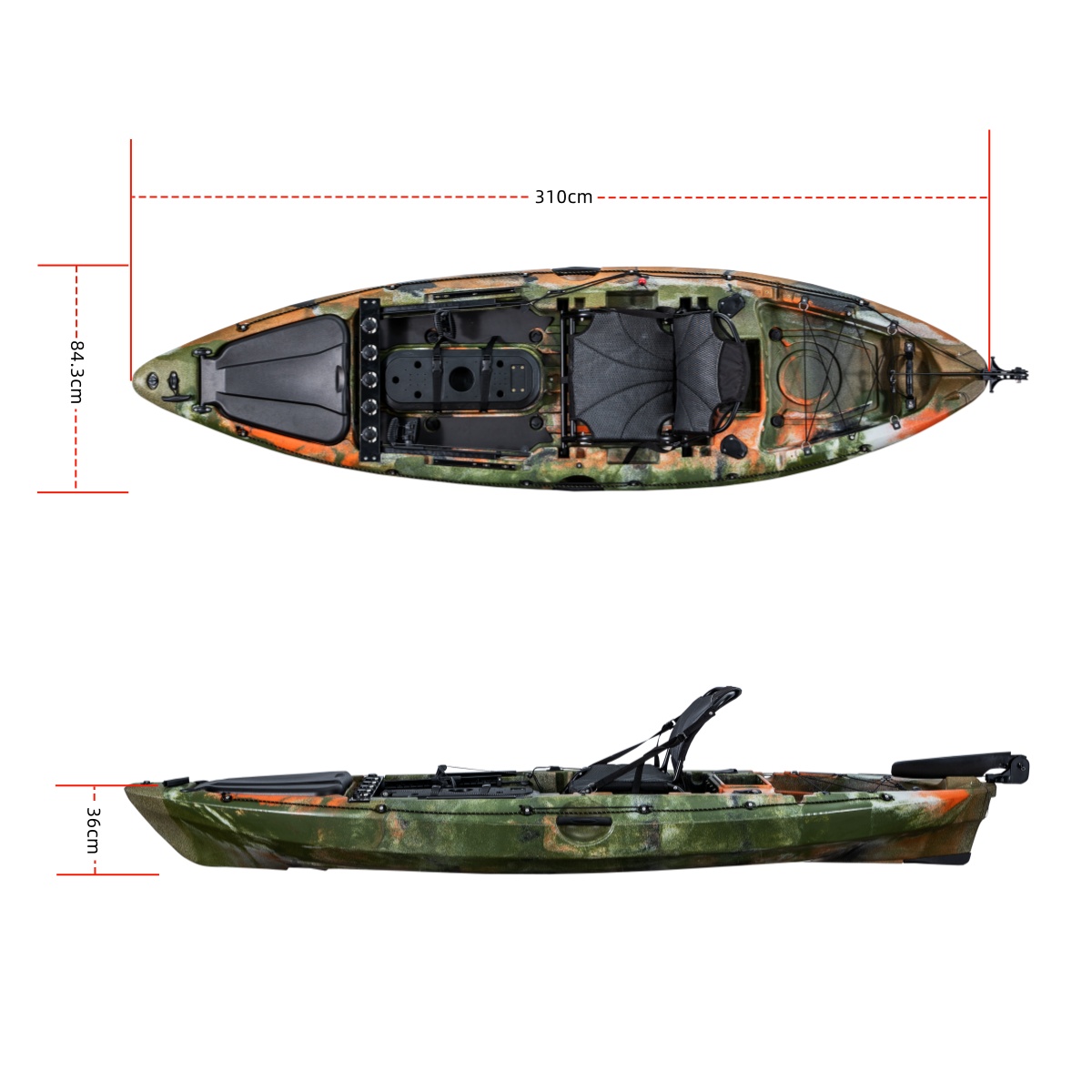 First-class Single Fishing Kay - Fishing Kayak Seat 评论和价格