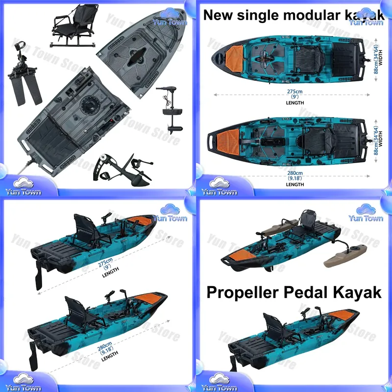 Modular Kayak 9.5ft Sit On Top - Fishing Kayak Sit In 评论和价格