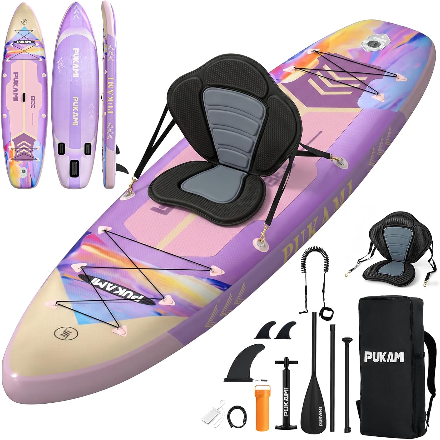 Extra Wide Inflatable Stand Up - Fishing Kayak Seat 评论和价格